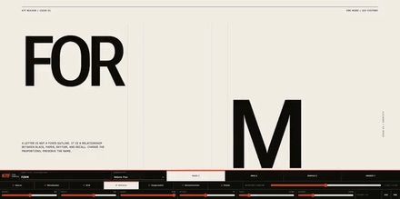 Interactive kinetic type studio