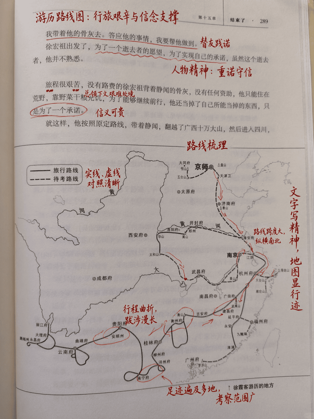 赤ペンの書き込みが加わった同じページ